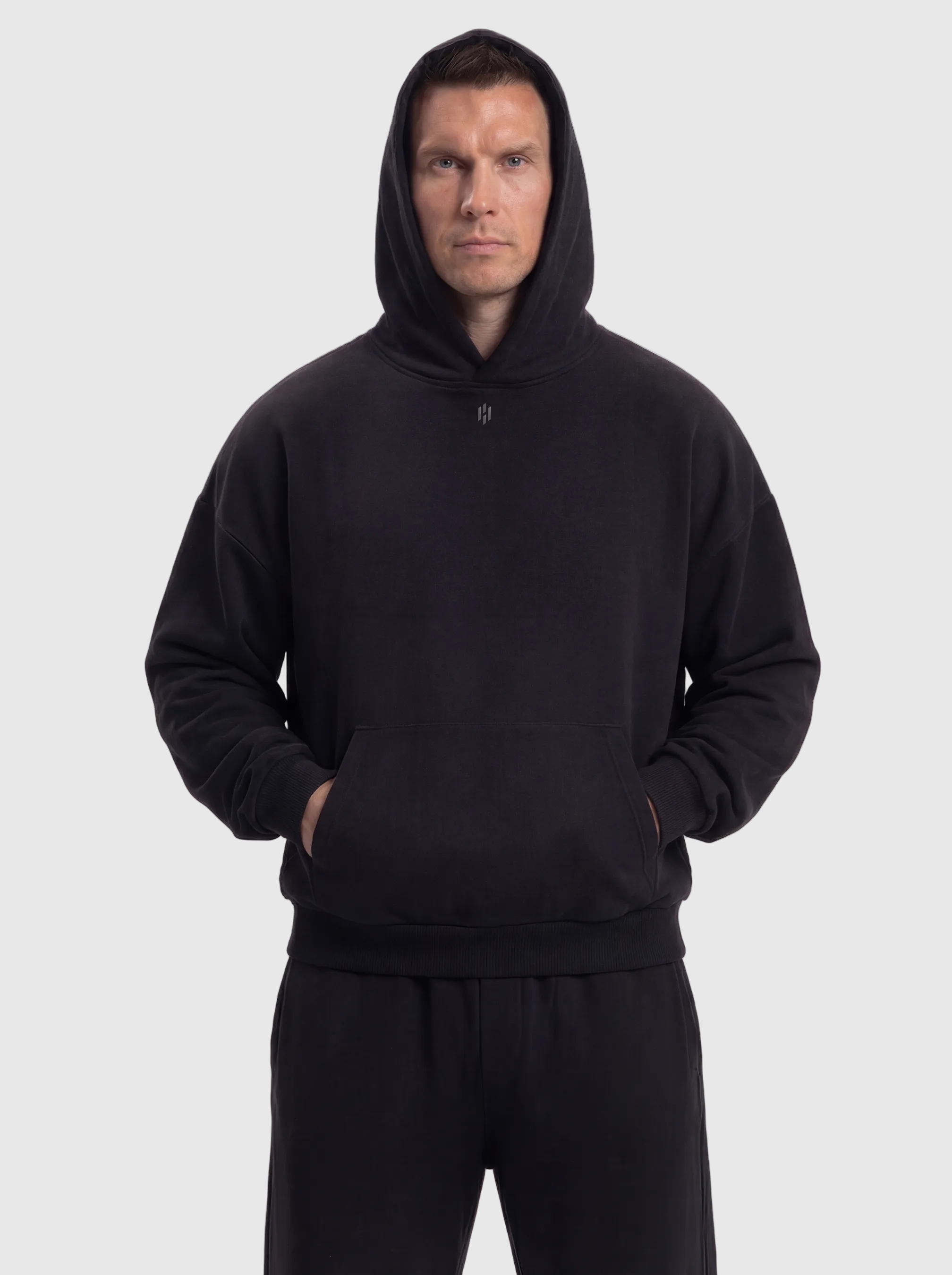 Equinox Heavy Cotton Hoodie - Black