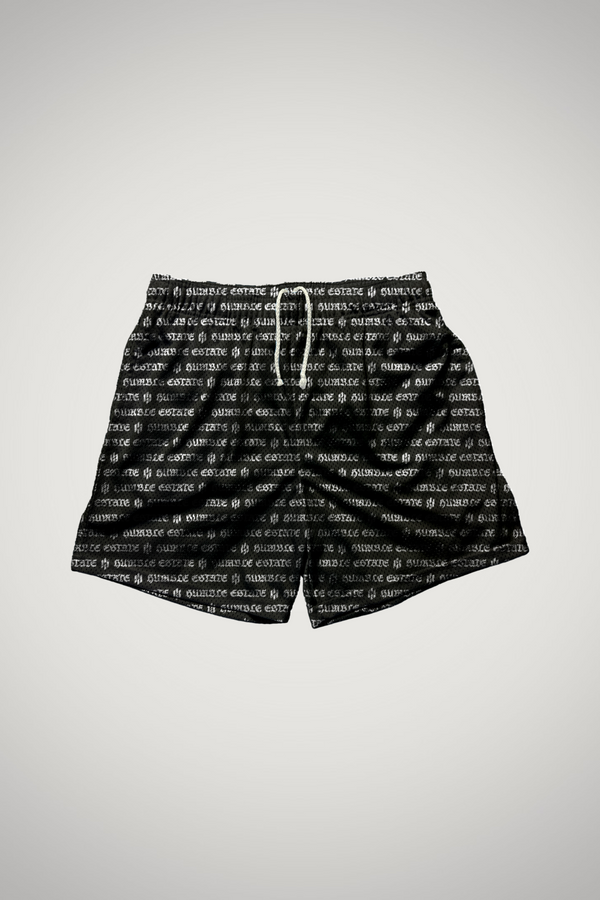 BLACK HUMBLE SHORTS