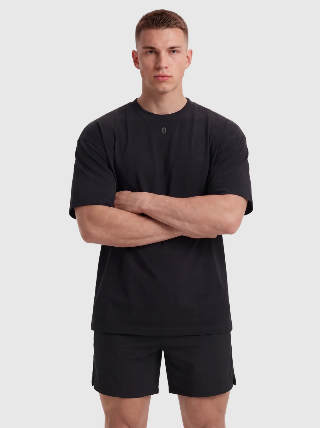 Equinox Oversized-Fit Tee - Black