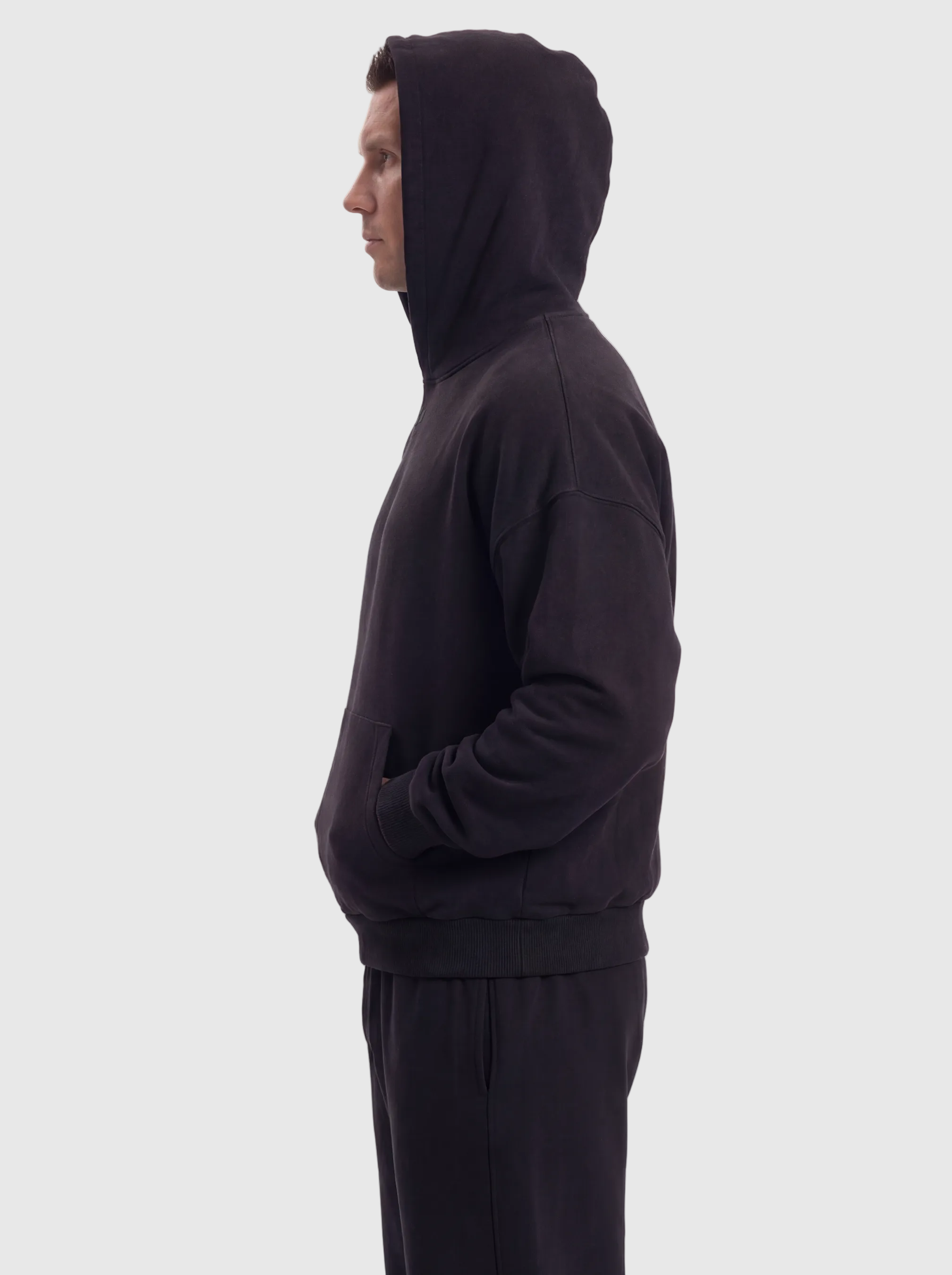 Equinox Heavy Cotton Hoodie - Black