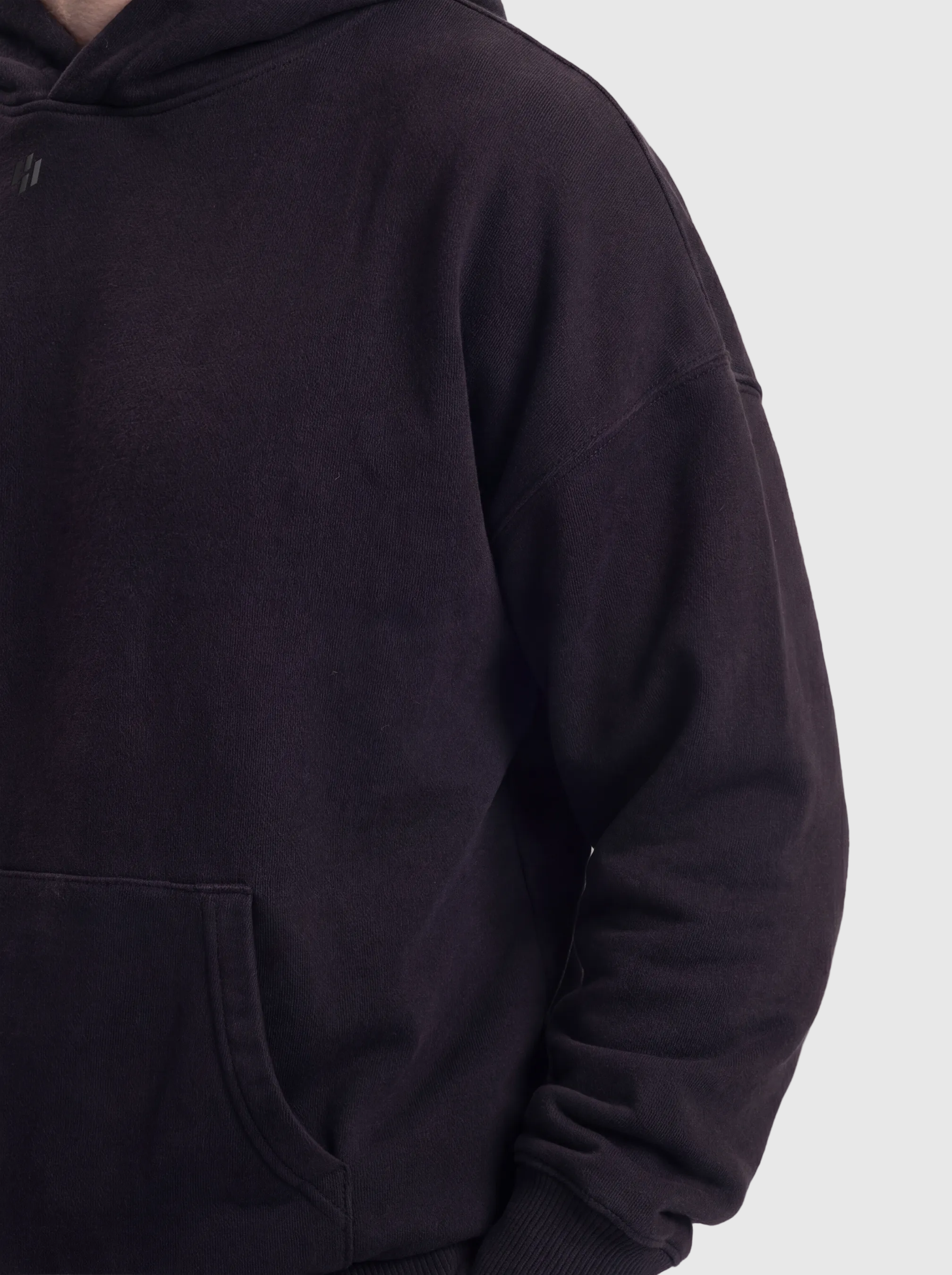 Equinox Heavy Cotton Hoodie - Black