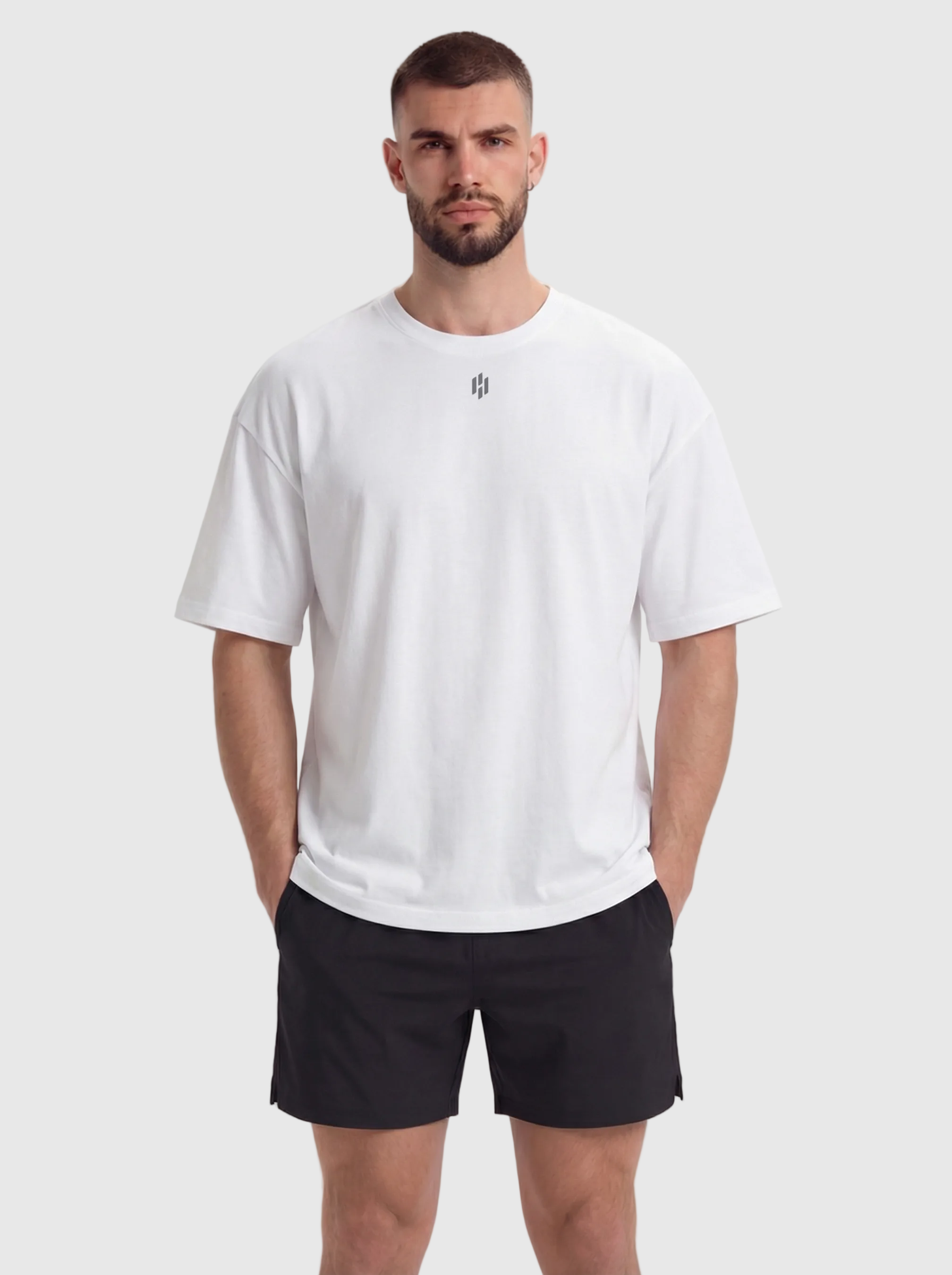 Equinox Oversized-Fit Tee - White