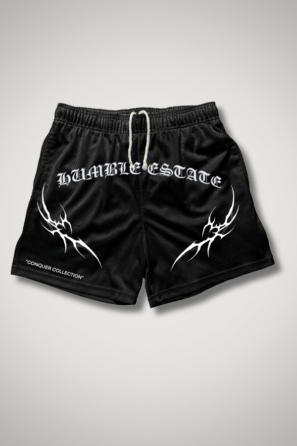 CONQUER SHORTS—black