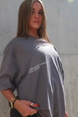 GREY SPINAL OVERSIZED TEE