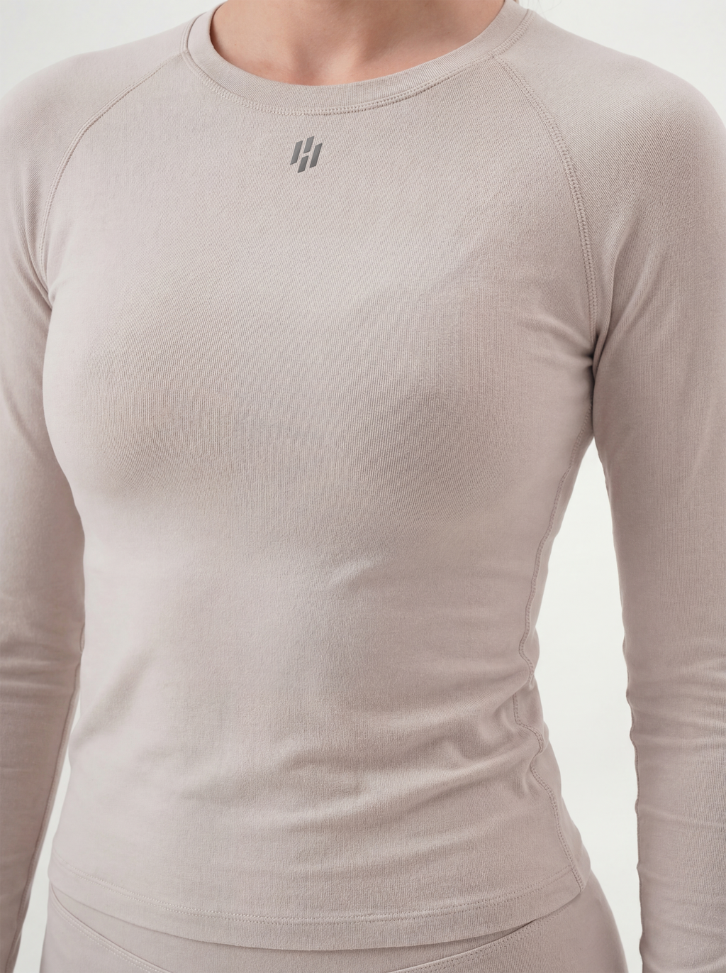 Women's Equinox Fitted Long-Sleeve - Stone Grey