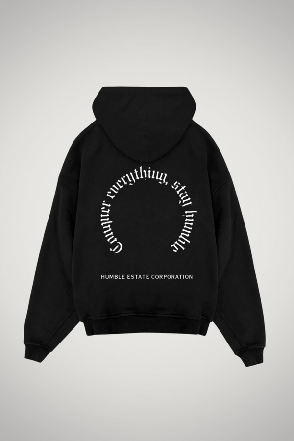 CONQUER HOODIE—black