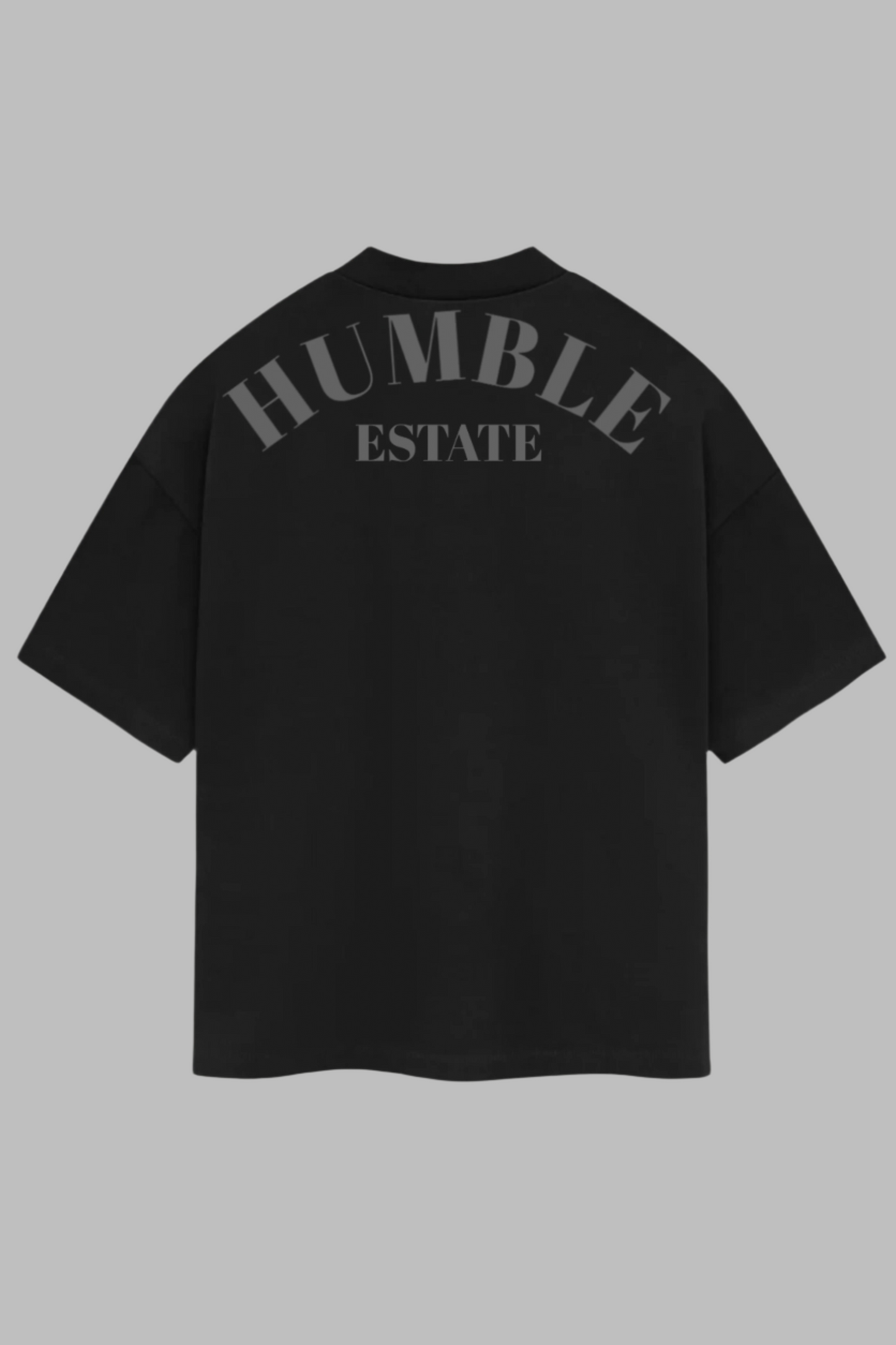 ''POWER'' Oversize tee--- black