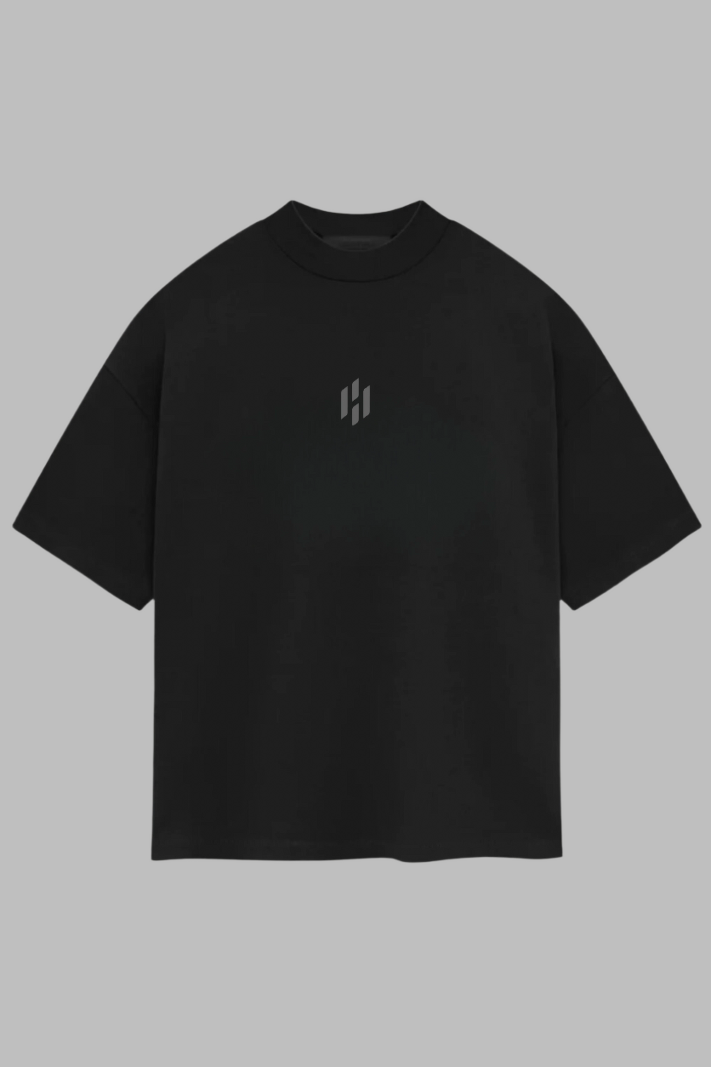 ''POWER'' Oversize tee--- black