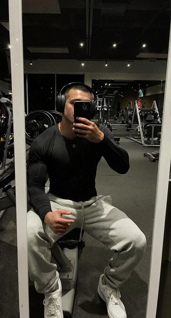 EQUINOX LONG-SLEEVE COMPRESSION-black