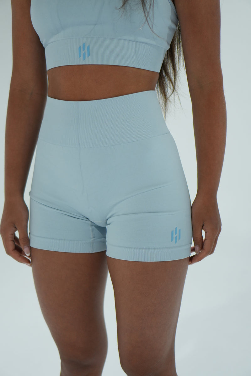 ‘’VITAL'' sport shorts--pastel blue