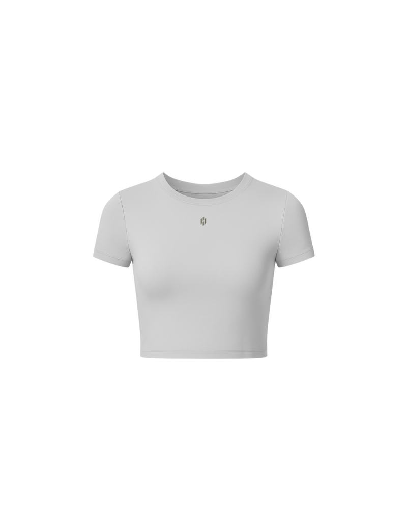 EQUINOX SEAMLESS CROP TOP BLACK