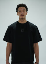 ''POWER'' Oversize tee--- black