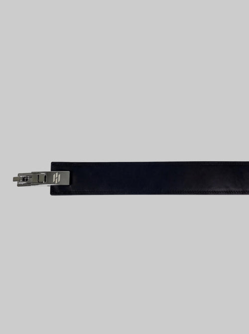 BLACK LEATHER LIFTING BELT