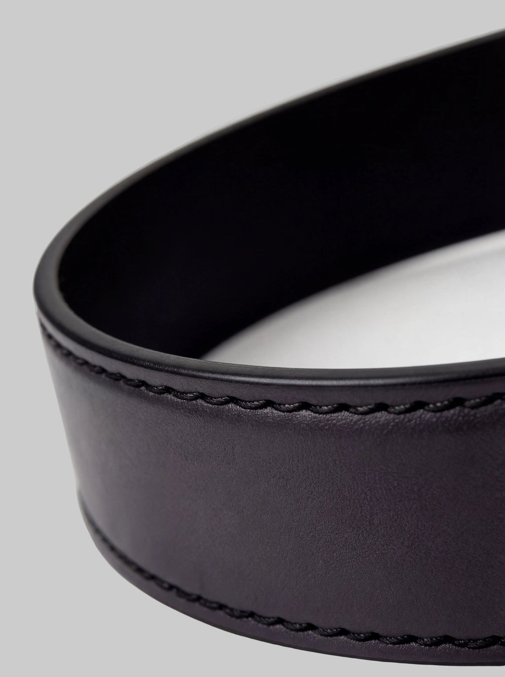 BLACK LEATHER LIFTING BELT