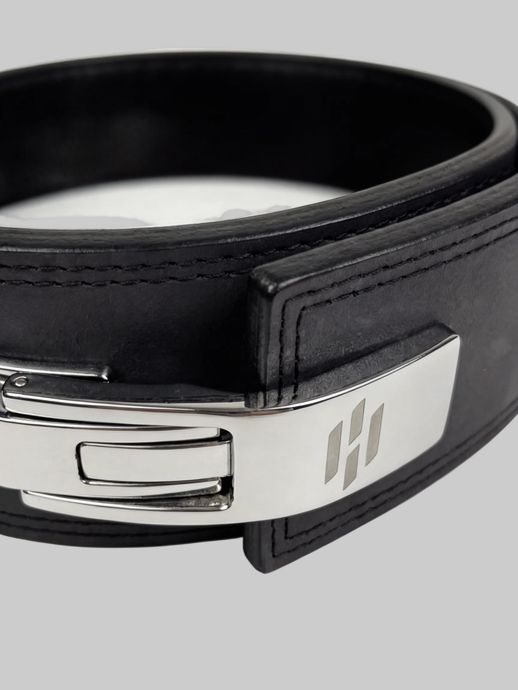 BLACK LEATHER LIFTING BELT