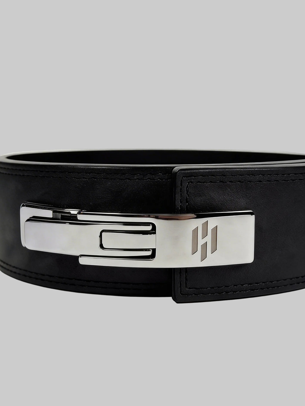 BLACK LEATHER LIFTING BELT