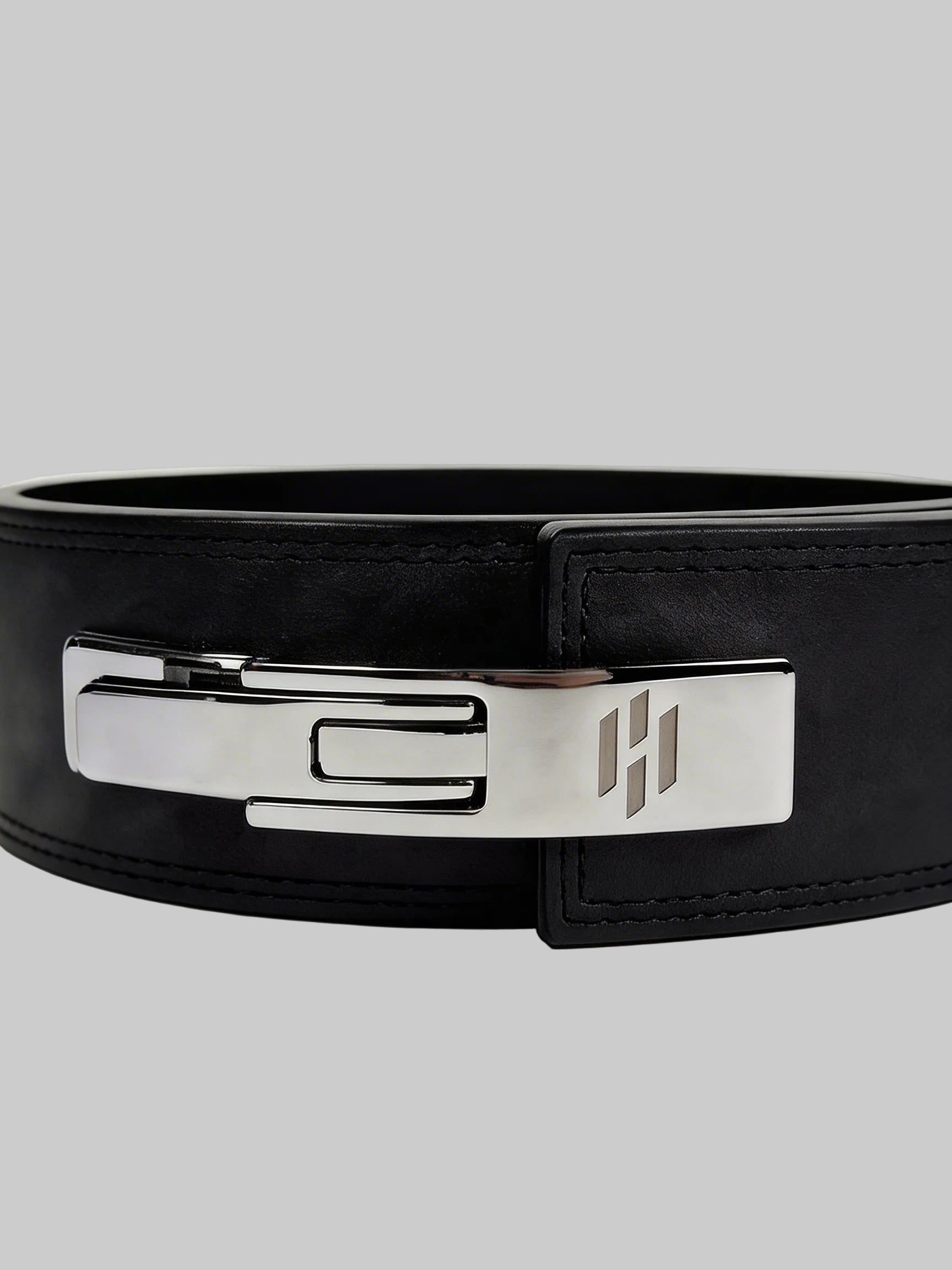 BLACK LEATHER LIFTING BELT