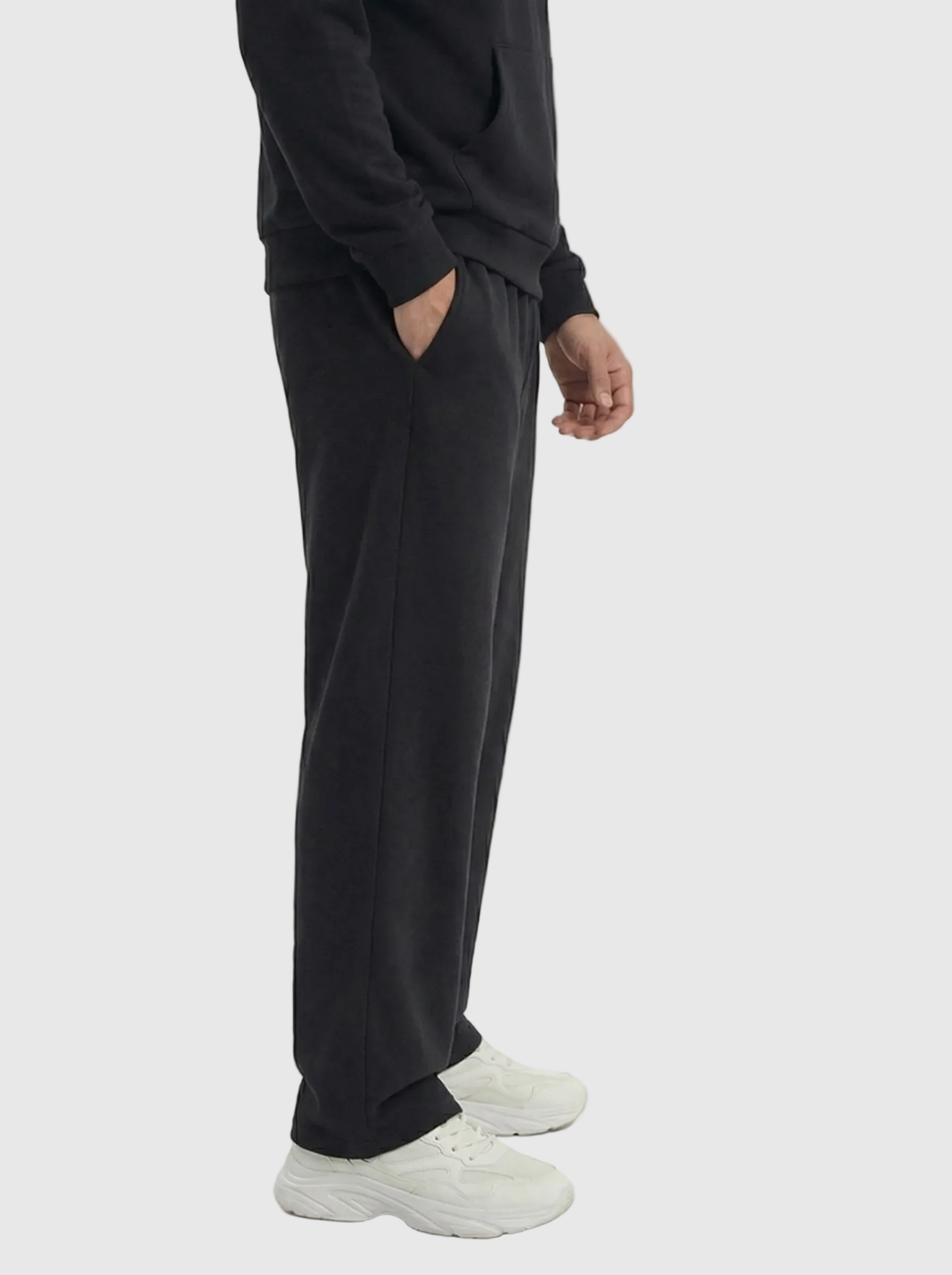 Equinox Baggy-Fit Heavy Cotton Joggers - Black