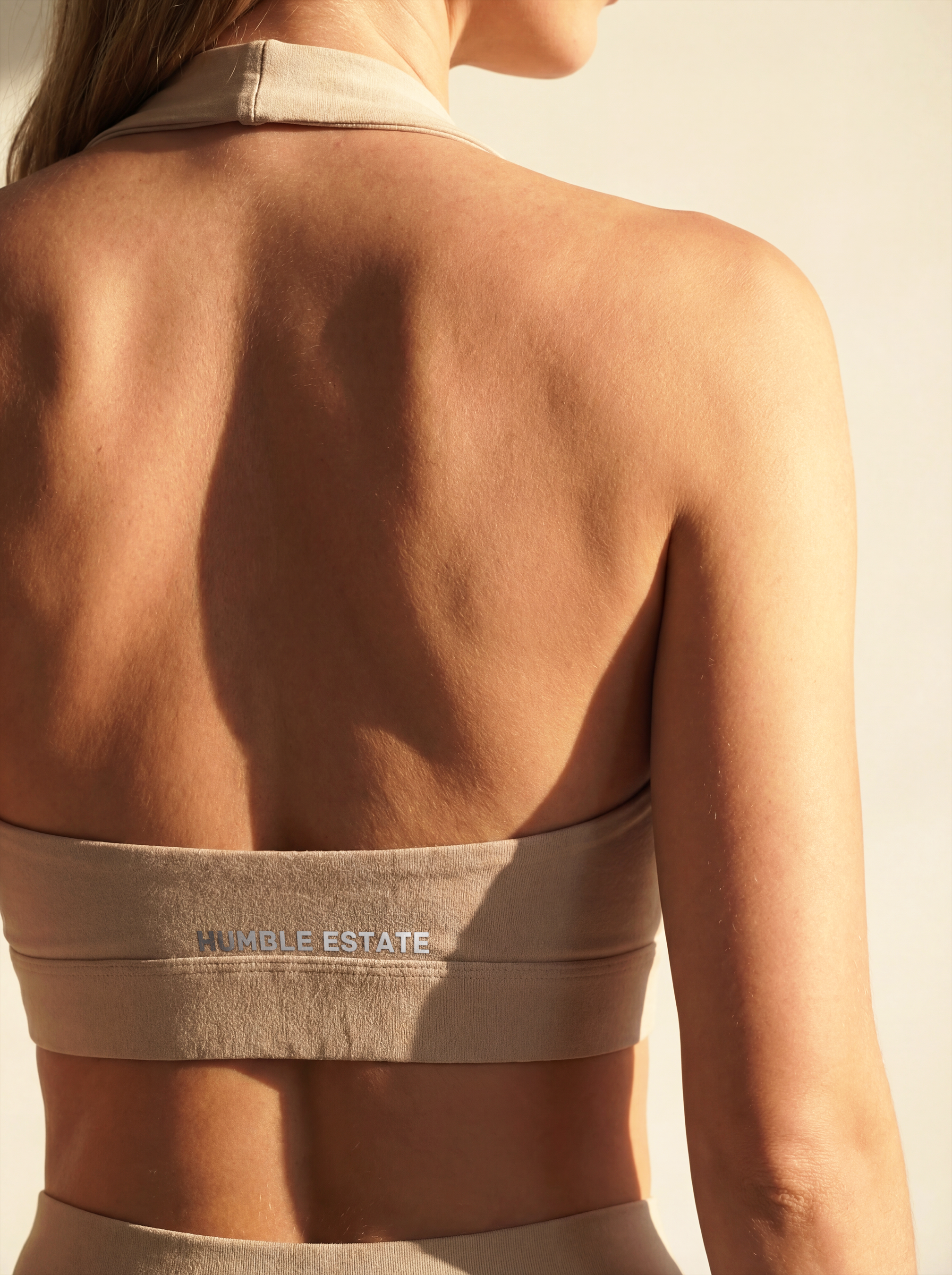 Women's Equinox Seamless Sports Bra - Stone Grey